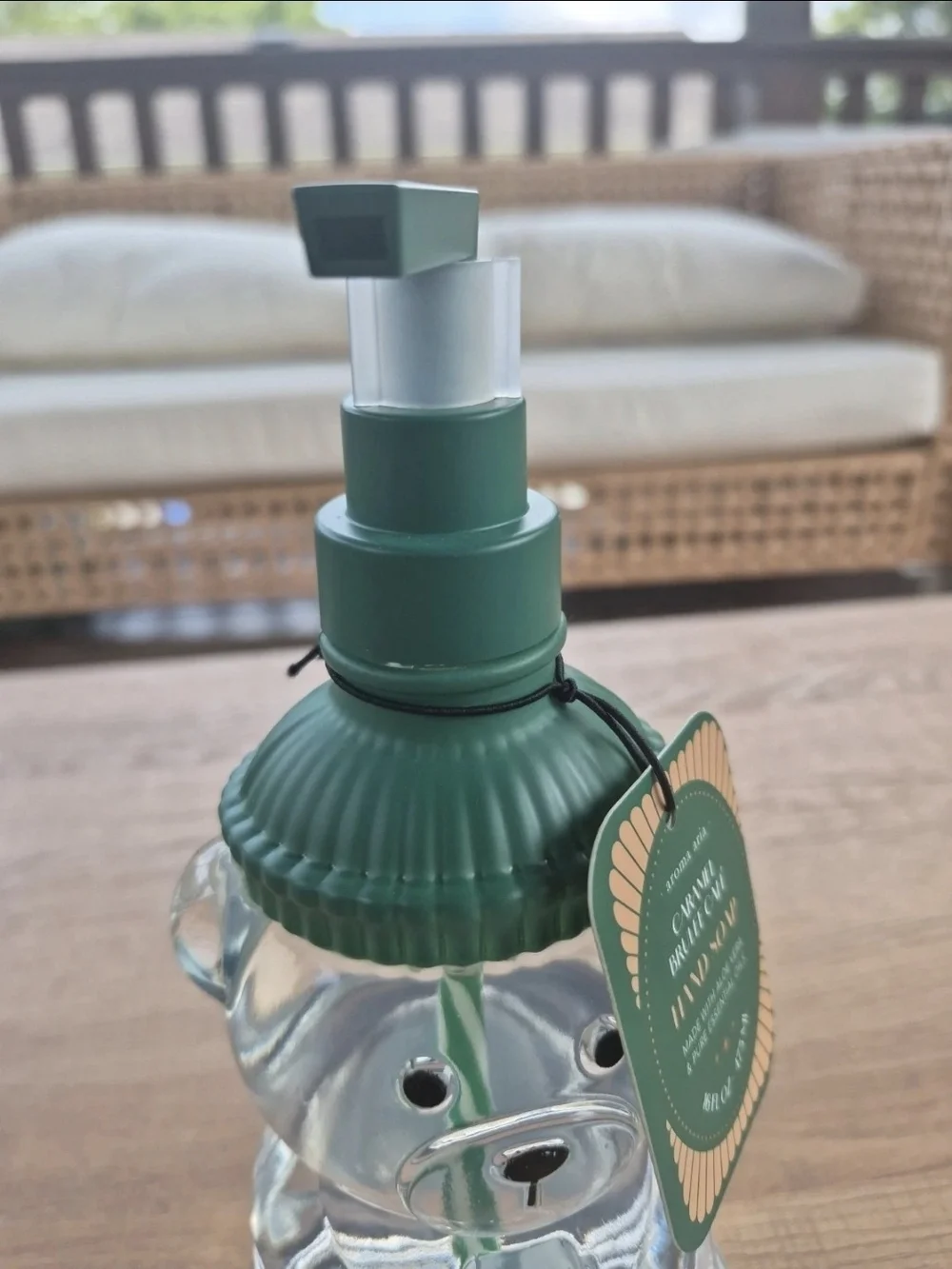 Aroma Aria Starbees Bear hand soap dispenser NWT